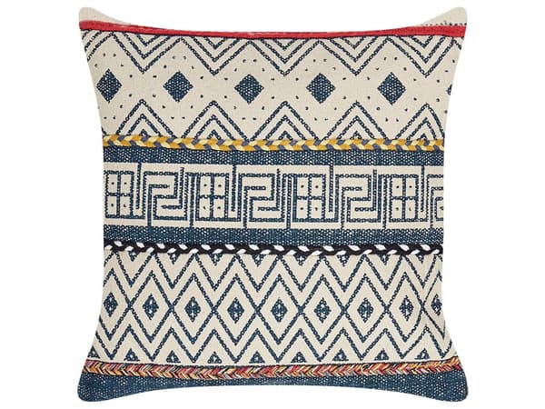 Koristetyyny monivärinen puuvilla 50 x 50 cm 2 kpl geometrinen kuvio boho-tyyli