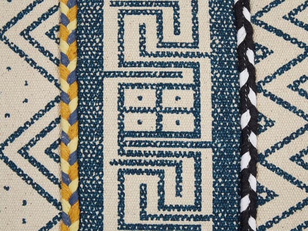 Koristetyyny monivärinen puuvilla 50 x 50 cm 2 kpl geometrinen kuvio boho-tyyli