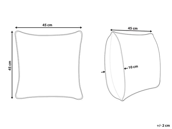 Pyntepude Hvid Multifarvet Velour 45 x 45 cm Lille Flot Firkantet Blød Sofapude til Stue Efterårsblade Pude til Seng Boho Tilbehør Soveværelse