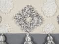 Miniatyrbillede 7 af 7: Pyntepude Beige Grå Bomuld 45 x 45 cm Lille Flot Firkantet Sofapude Tekstureret med Kvaster Pude til Stuen Sengen Dekoration Boho