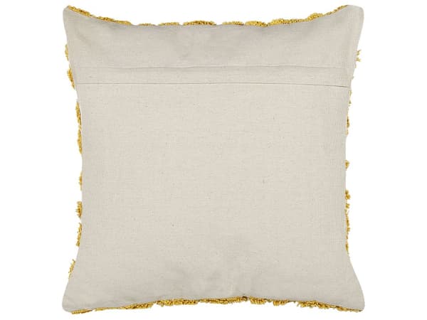 Koristetyyny sinapinkeltainen 45 x 45 x 10 cm puuvilla polyesteri 2 kpl geometrinen kuvio boho moderni