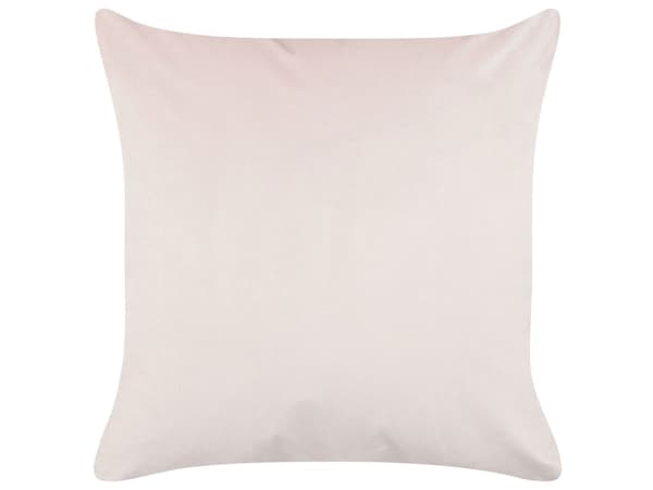 Sæt med 2 dekorative puder Lyserød Blå Velour 45 x 45 cm Bladtryk Glamour Tilbehør