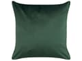Miniatyrbillede 5 af 7: Sæt med 2 dekorative puder Blue Velour 45 x 45 cm Bladtryk Glamour Dekor Accessories