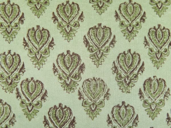 Pyntepude Grøn Velour Bomuld 45 x 45 cm Dekorativ Lille Firkantet Sofapude til Stuen Blomster Mønster Pude til Soveværelse Tilbehør