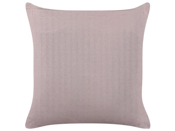 Pyntepude Lyserød Velour Bomuld 45 x 45 cm Dekorativ Lille Firkantet Sofapude til Stuen Mønstret Pude til Soveværelse Tilbehør
