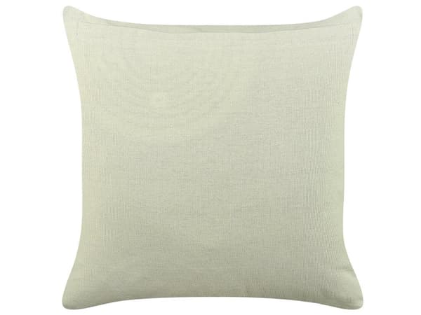 Koristetyyny vihreä sametti ja puuvilla 45 x 45 cm kuvioinnilla boho-tyyli