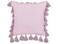 Miniatyrbillede 4 af 6: Pyntepude Pink Bomuld 45 x 45 cm med kvaster Moderne Boho Decor Accessories