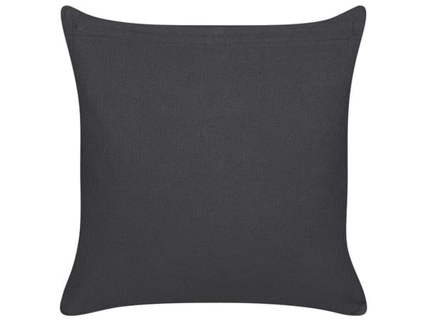 Koristetyyny musta/valkoinen puuvilla 45 x 45 cm 2 kpl geometrinen kuvio moderni