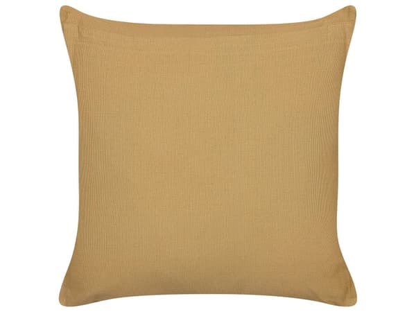 Pyntepude Beige Hvid Bomuld 45 x 45 cm Lille Flot Firkantet Blød Sofapude til Stuen Stribet Pude til Sengen Boho Retro Tilbehør Soveværelse