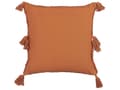 Miniatyrbillede 4 af 6: Pyntepude Orange Bomuld 45 x 45 cm Lille Flot Firkantet Blød Sofapude til Stuen Boucle Pude Kvaster til Sengen Boho Retro Tilbehør Soveværelse