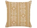Miniatyrbillede 1 af 6: Pyntepude Beige Hvid Bomuld 45 x 45 cm Lille Flot Firkantet Blød Sofapude til Stuen Mønstret Pude til Sengen Boho Retro Tilbehør Soveværelse