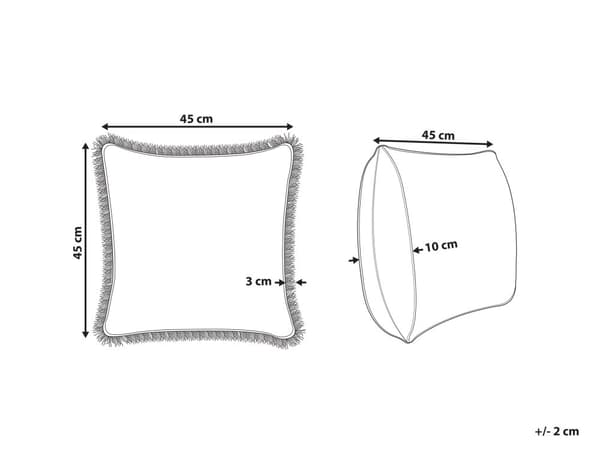 Pyntepude Multifarvet Bomuld 45 x 45 cm Lille Flot Firkantet Blød Sofapude til Stuen Blomstret Pude til Sengen Boho Retro Tilbehør Soveværelse