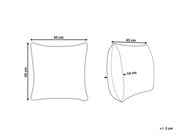 Pyntepude Gul Bomuld 45 x 45 cm Lille Flot Firkantet Blød Sofapude til Stuen Blade Mønster Pude til Sengen Boho Retro Tilbehør Soveværelse