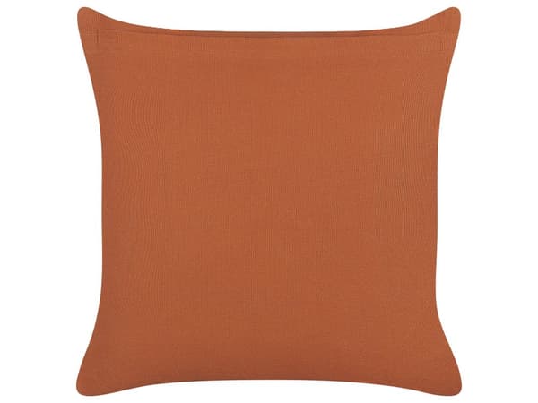 Koristetyyny oranssi 45 x 45 x 10 cm puuvilla tuftattu geometrinen kuvio boho