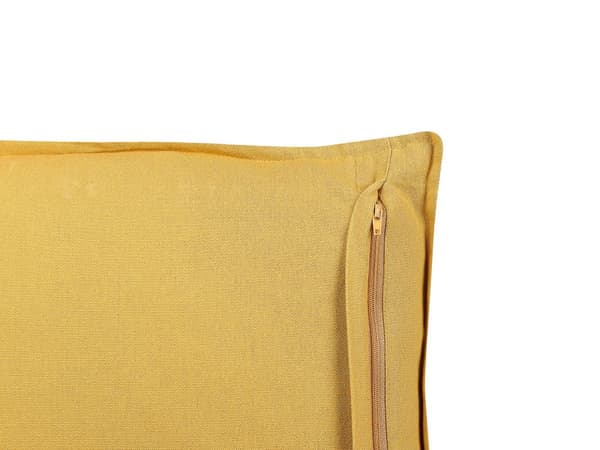 Dekorativ pude Orange Fløjl 45 x 45 cm Solmønster Bloktrykt Boho Decor Accessories