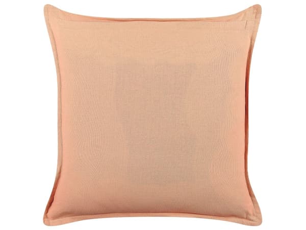 Sæt med 2 dekorative puder Pink fløjl 45 x 45 cm diamantmønster bloktrykt Boho dekorationstilbehør