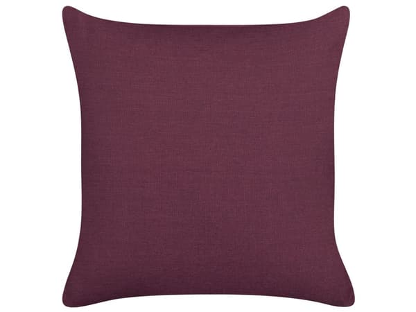 Koristetyyny purppura 45 x 45 x 10 cm pellava puuvilla 2 kpl neliö vetoketju moderni