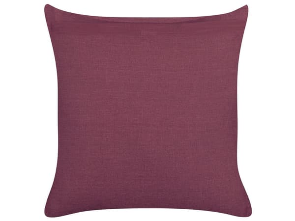 Koristetyyny purppura 45 x 45 x 10 cm pellava puuvilla 2 kpl neliö vetoketju moderni