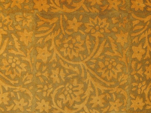 Koristetyyny keltainen 45 x 45 x 10 cm sametti puuvilla 2 kpl kukkakuvio tupsut boho