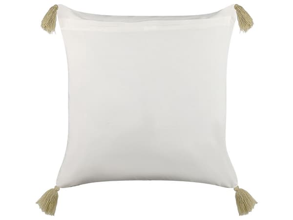 Koristetyyny monivärinen 45 x 45 x 10 cm puuvilla 2 kpl kukkakuvio tupsut boho perinteinen