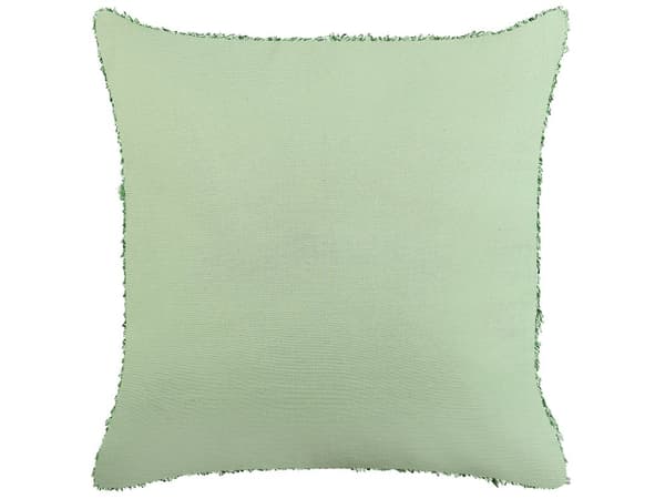 Pyntepude Grøn Bomuld 45 x 45 cm Geometrisk Mønster Boho Dekorationstilbehør