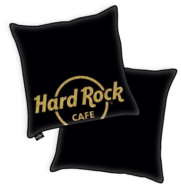 Hard Rock Guld Prydnadskudde 40 x 40 cm