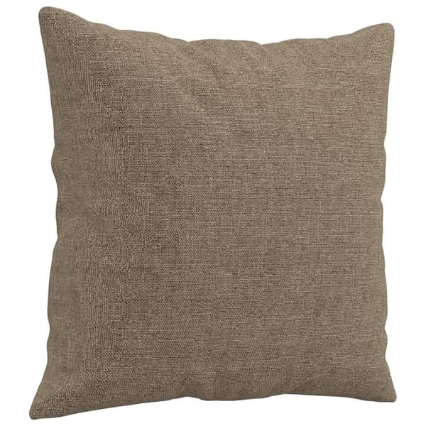 vidaXL Prydnadskuddar 2 st taupe 40x40 cm tyg