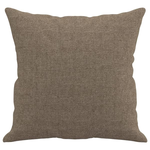 vidaXL Prydnadskuddar 2 st taupe 40x40 cm tyg