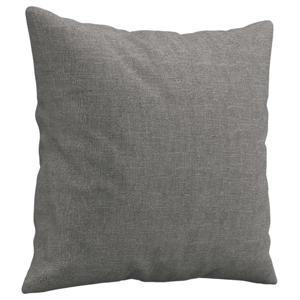 vidaXL Prydnadskuddar 2 st mörkgrå 40x40 cm tyg