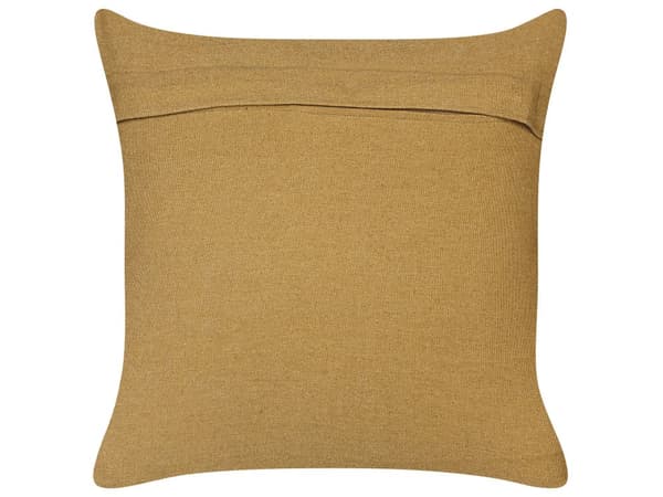 Sæt med 2 Puder Multifarvet Jute og Uld 45 x 45 cm Orientalsk Mønster Kilim Stil Udvaskede Jordfarver