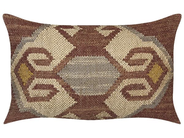 Koristetyyny monivärinen 50 x 30 x 10 cm juutti puuvilla villa geometrinen kuvio retro boho