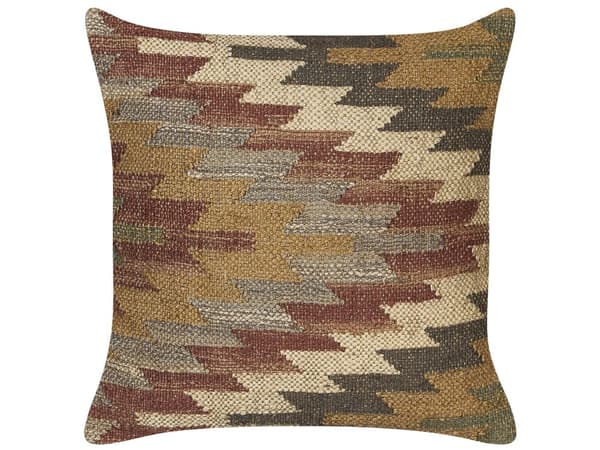 Koristetyyny monivärinen 45 x 45 x 10 cm juutti puuvilla villa geometrinen kuvio 2 kpl retro boho