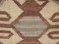 Miniatyrbillede 7 af 7: Pyntepuder Multifarvet Jute Uld Sæt 45 x 45 cm Strikket Firkantet Kelim Sofapuder Boho Marokkansk Orientalsk Design Puder til Stuen Seng