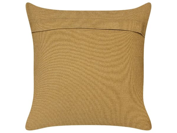 Pyntepude Multifarvet Jute Bomuld 45 x 45 cm Geometrisk Mønster Håndlavet Aftageligt Betræk med Fyld