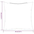 Miniatyrbillede 7 af 8: vidaXL pyntepuder 4 stk. 40x40 cm stof flerfarvet