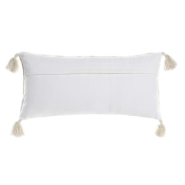 Kudde DKD Home Decor 60 x 10 x 30 cm Beige Multicolour Virágok