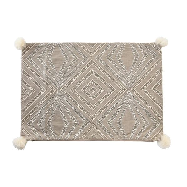 Kuddfodral DKD Home Decor 60 x 1 x 40 cm Grå