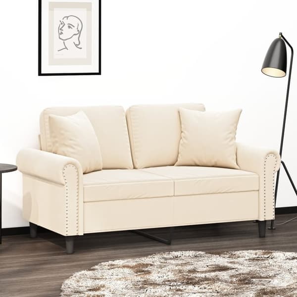 vidaXL pyntepuder 2 stk. 40x40 cm velour brun