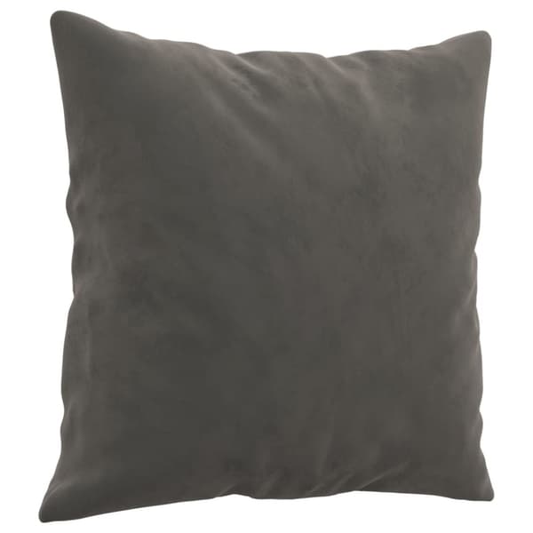 vidaXL pyntepuder 2 stk. 40x40 cm velour mørkegrå