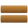 Miniatyrbillede 1 af 8: vidaXL pyntepuder 2 stk. Ø15x50 cm velour brun
