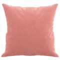 Miniatyrbillede 5 af 8: vidaXL pyntepuder 2 stk. 40x40 cm velour lyserød