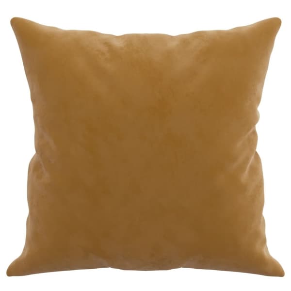 vidaXL pyntepuder 2 stk. 40x40 cm velour brun