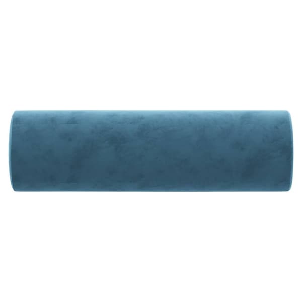 vidaXL pyntepuder 2 stk. Ø15x50 cm velour blå