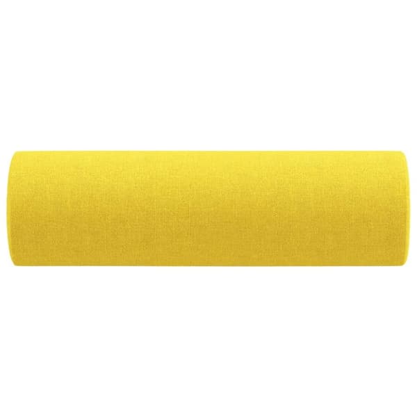 vidaXL pyntepuder 2 stk. Ø15x50 cm stof lysegul