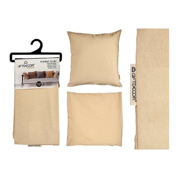 Kuddfodral Kräm Beige 45 x 0,5 x 45 cm 60 x 0,5 x 60 cm - 60 x 60 cm