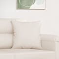 Miniatyrbillede 5 af 8: vidaXL pyntepuder 2 stk. 40x40 cm mikrofiberstof beige