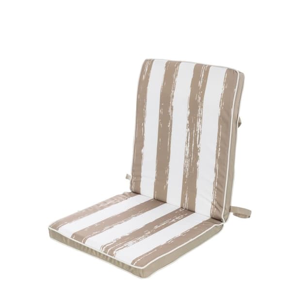 Stolsdyna Ränder 90 x 40 x 4 cm Beige