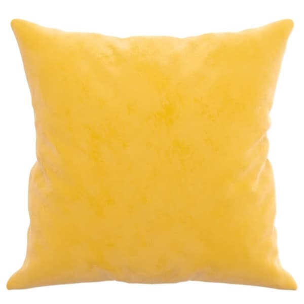 vidaXL pyntepuder 2 stk. 40x40 cm velour gul