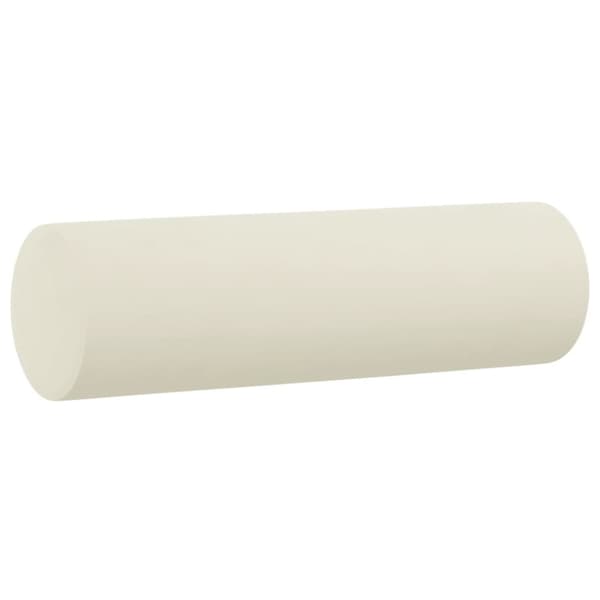 vidaXL pyntepuder 2 stk. Ø15x50 cm velour cremefarvet