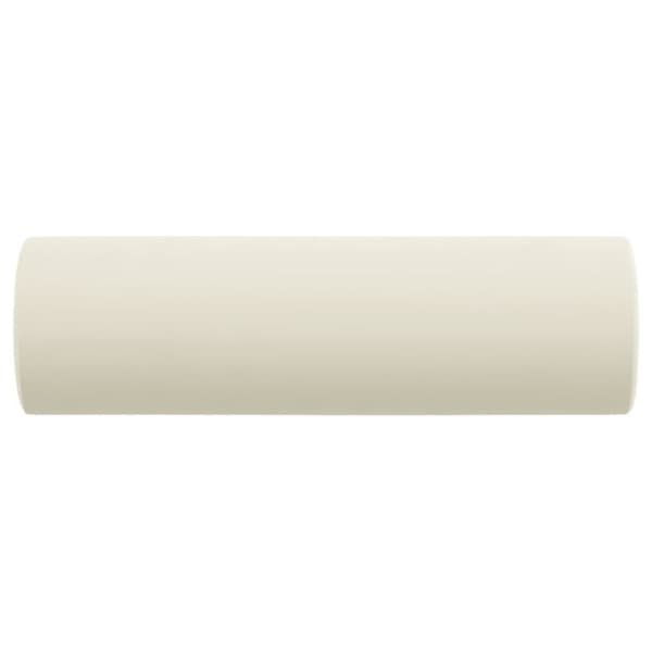 vidaXL pyntepuder 2 stk. Ø15x50 cm velour cremefarvet